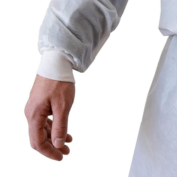 Isolation Gowns - Disposable - Non Woven Universal Size 10 Pack - Free Shipping - Picture 4 of 12
